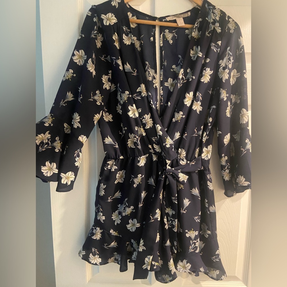 Navy Blue Romper